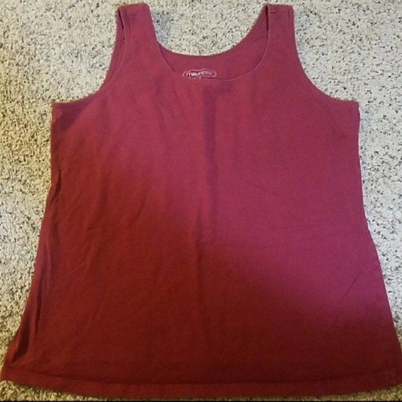 Maurices Plus Size 16-18 Camisole - Burgundy - Picture 3 of 5
